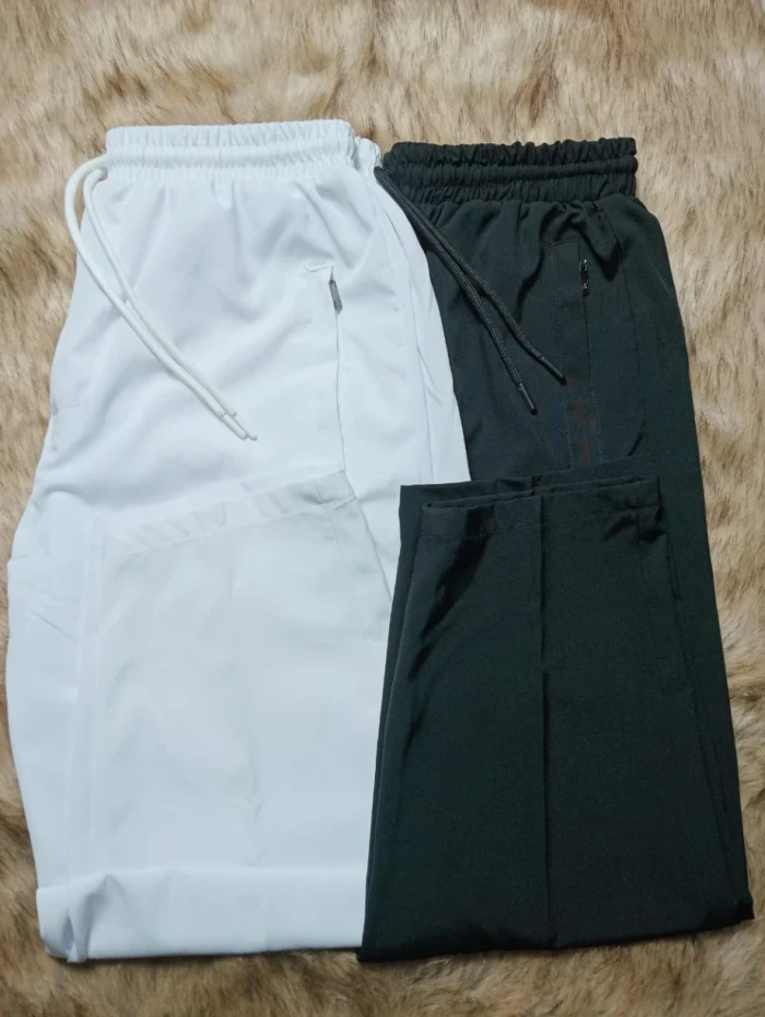 China Stitch Pant Cutting Pajama ( White and Black ) 2 Piece